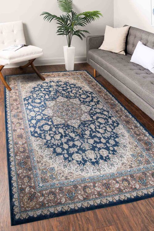 Navy Blue Damoon Rug