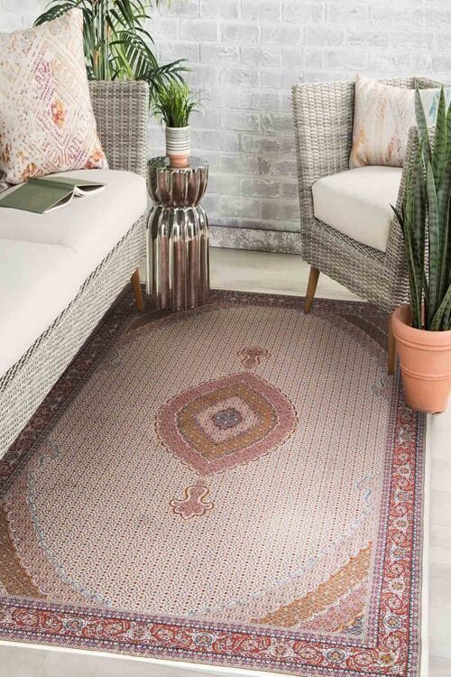 Brown/Cream Mahi Rug